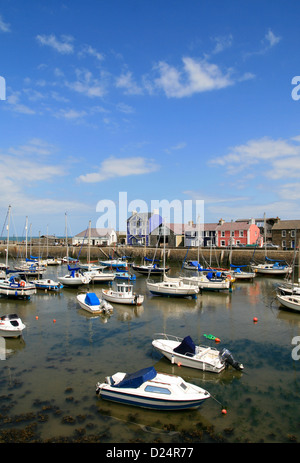 The Harbour Aberaeron Ceredigion Wales UK Stock Photo