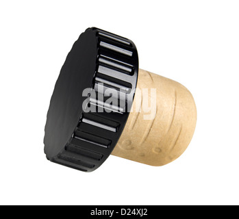 Plastic wine bottle cork Stock Photo