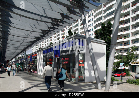 Berlin, Germany, shopping street Marzahner Promenade Stock Photo