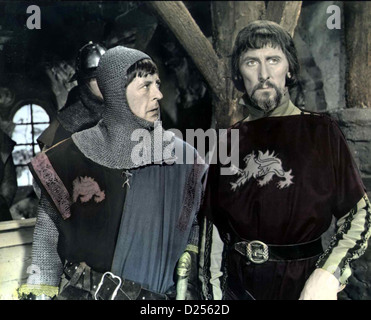 Das Schwert Des Robin Hood  Sword Sherwood Forest  Edwin Richfield, Peter Cushing Der Sheriff Von Nottingham (Peter Cushing) Stock Photo