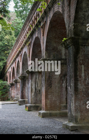 Aqueduct in Nanzenji Temple Complex, Kyoto Japan Stock Photo