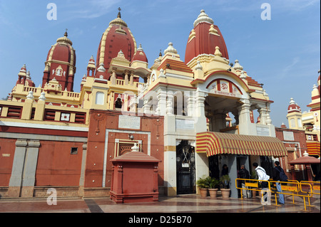 View of the Hindu temple Birla Mandir Temple (Lakshmi Narayan) in New Delhi, India, 23 November 2012. Photo: Jens Kalaene Stock Photo