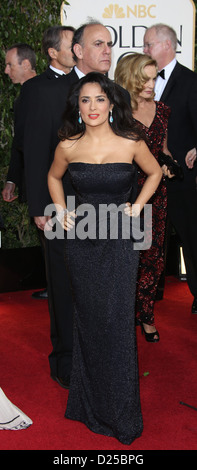 Actress Salma Hayek arrives on the red carpet for the 89th annual ...