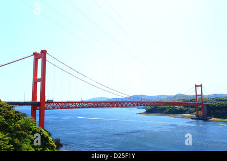 Hirado Great Bridge, Nagasaki Prefecture Stock Photo