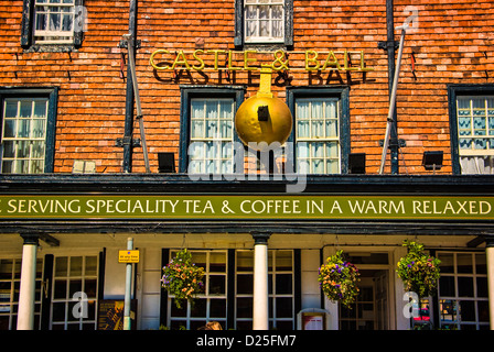 Castle & Ball Hotel in Marlborough Wiltshire England UK EU Stock Photo