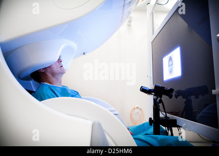 MAGNETOENCEPHALOGRAPHY Stock Photo