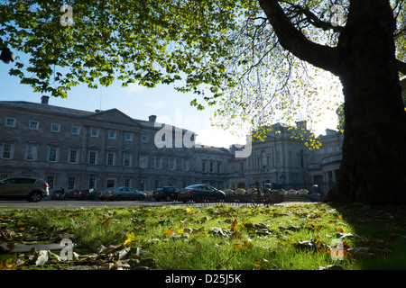 Leinster House National Parliament building for Republic of Ireland Stock Photo