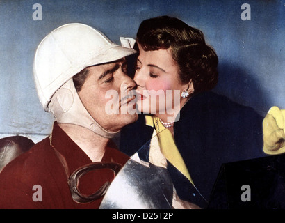 Tod Im Nacken  To Please Lady  Clark Gable, Barbara Stanwyck Der ruecksichtslose Rennfahrer Mike Brannan (Clark Gable) Stock Photo