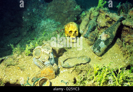 Wreck ship in Chuuk, Micronesia Stock Photo - Alamy