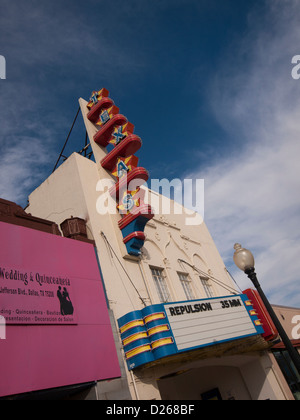 Texas Theatre where Oswald entered without paying and was arrested at 2 p.m. on November 22, 1963 Stock Photo