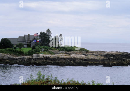 compound bush kennebunkport alamy