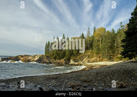 Little Hunters Beach, Acadia NP Stock Photo