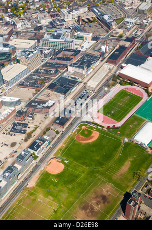 Aerial view of the Massachusetts Institute of Technology's Main Campus Stock Photo