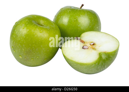 Green apples Stock Photo
