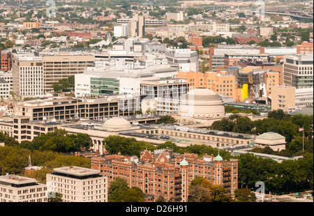 Aerial view of the Massachusetts Institute of Technology's Main Campus Stock Photo