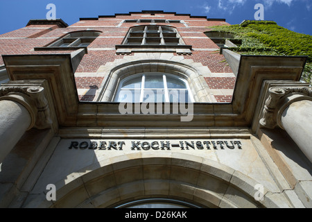 Berlin, Germany, the main entrance of the Robert Koch Institute Stock Photo