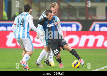 Antonio Cassano (Inter), JANUARY 12, 2013 - Football / Soccer : Italian 'Serie A' match between  Inter Milan 2-0 Pescara at Stadio Giuseppe Meazza in Milan, Italy, (Photo by Enrico Calderoni/AFLO SPORT) Stock Photo