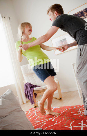 Couple dancing Stock Photo