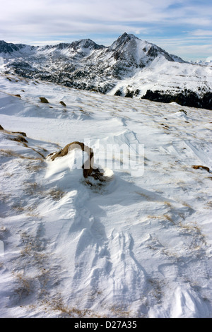 Pas de la Casa, Andorra, winter Stock Photo