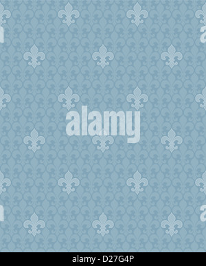 fleur-de-lis seamless pattern Stock Photo