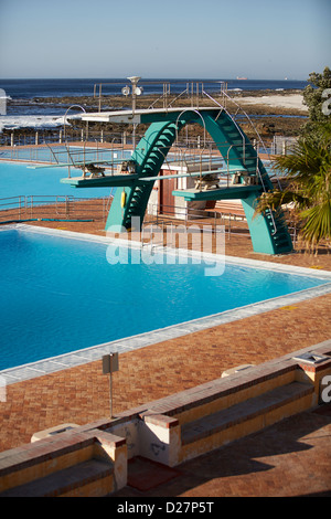 Seapoint Swimming Pool, Cape Town, South Africa Stock Photo