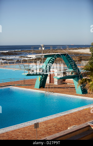 Seapoint Swimming Pool, Cape Town, South Africa Stock Photo