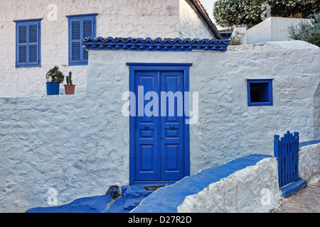 Traditional mansion at Hydra, Greece Stock Photo