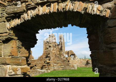 The ruins of Earl's Palace, Birsay, Orkney Islands, Scotland. Stock Photo