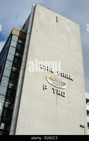 NCP multi-storey car park in Great Eastern Street, Shoreditch, London, UK Stock Photo