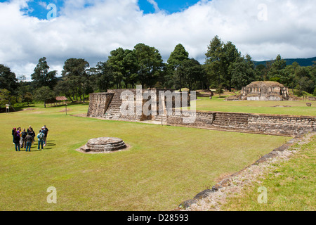 Guatemala, Tecpan. The ruins of Iximche near Tecpan, Guatemala. Stock Photo