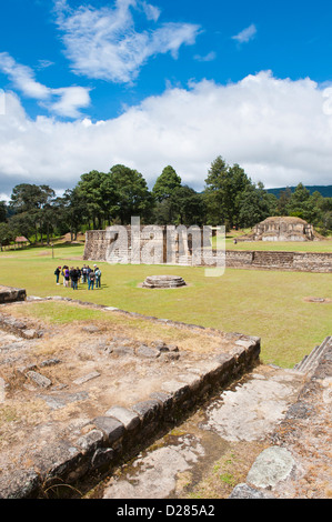 Guatemala, Tecpan. The ruins of Iximche near Tecpan, Guatemala. Stock Photo