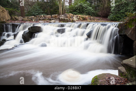 The Cascades Waterfalls, Virginia Water, Windsor Great Park Stock Photo