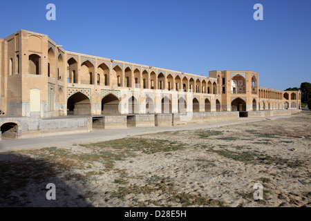 Khaju bridge, Isfahan, Iran Stock Photo