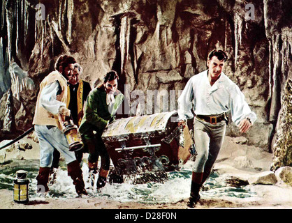 Das Geheimnis Von Monte Christo  Treasure Monte Cristo,  Peter Arne, Rory Calhoun Auf der Insel Monte Christo liegt ein Stock Photo