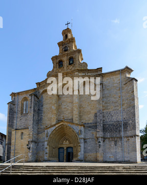 'Iglesia parroquial de Santa María' in Guernica (Gernika) or 'Iglesia de la puerta del perdón' Stock Photo