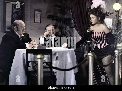 Hier Irrte Scotland Yard  Verdict, The  Joan Lorring (r), Sydney Greenstreet (l), Peter Lorre (m) *** Local Caption *** 1946 -- Stock Photo