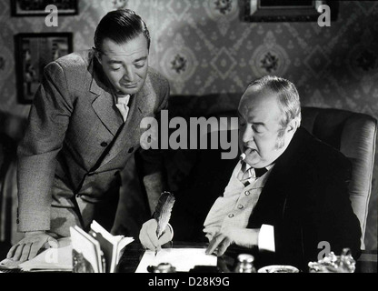 Hier Irrte Scotland Yard  Verdict,  Peter Lorre, Sydney Greenstreet Nachdem ein Unschuldiger zum Tode verurteilt wurde, muss Stock Photo