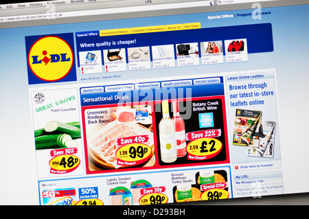 Lidl website online shopping hi-res stock photography and images