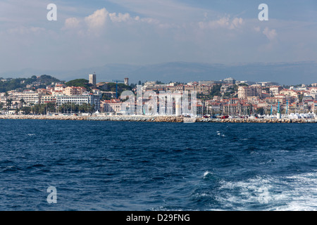 Cannes - the Mediterranean Metropole in France  Cannes - Französische Hafenstadt am Mittelmeer Stock Photo