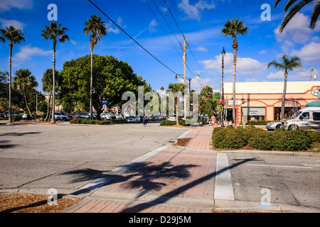 Main Street in Venice Florida Stock Photo