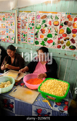 Community Kitchen, Lima, Peru Stock Photo