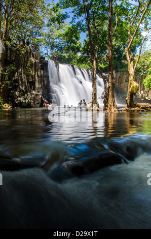 Rochester Falls in the South of Mauritius Stock Photo