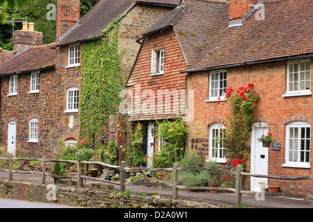 Cottages Fittleworth Pulborough West Sussex England Stock Photo