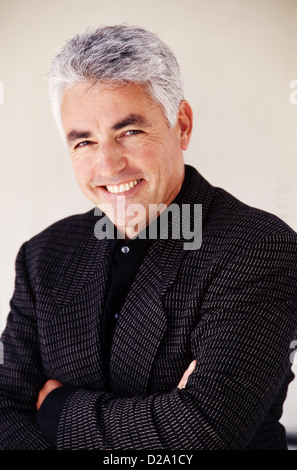 Portrait of middle aged  man, in business suit, MR 282 Stock Photo