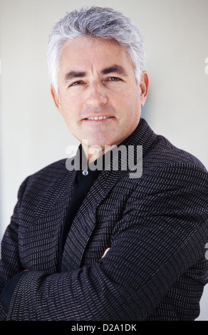 Portrait of middle aged  man, in business suit, MR 282 Stock Photo