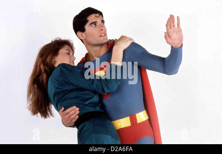 Superboy   Superboy   Lana Lang (Stacy Haiduk), Superboy (John Haymes Newton) *** Local Caption *** 1988  -- Stock Photo