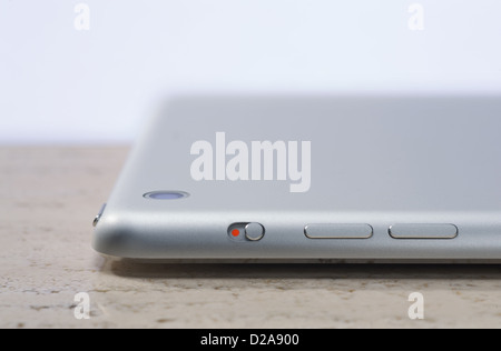 Hamburg, Germany, side view of the Apple iPad mini Stock Photo
