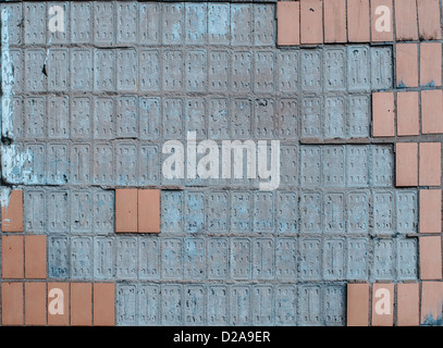 A photography of a seamless stone tiles wall Stock Photo