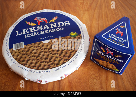 Leksands knackebrod (crispbread) Stock Photo