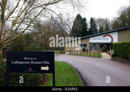 lullingstone roman villa kent uk 2013 Stock Photo
